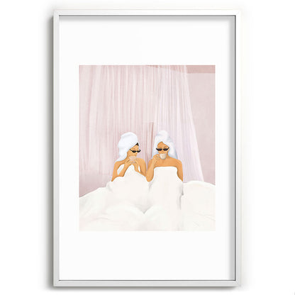 Morning with a friend Framed Art Print Gallery Image 80