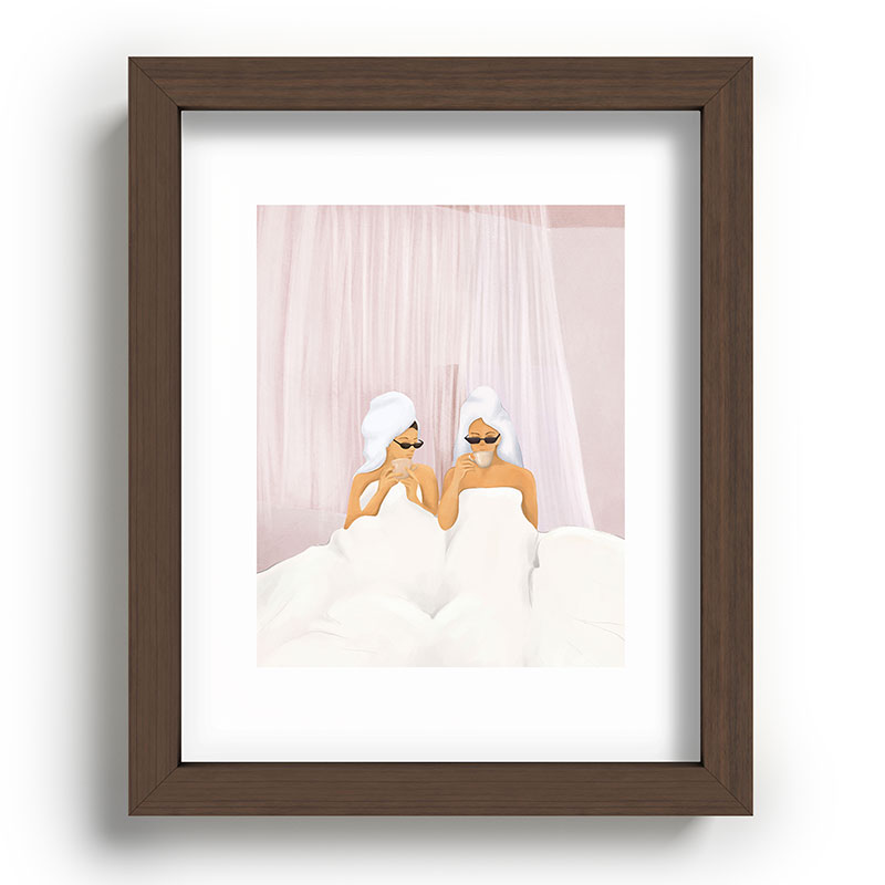 Morning with a friend Framed Art Print Gallery Image 64