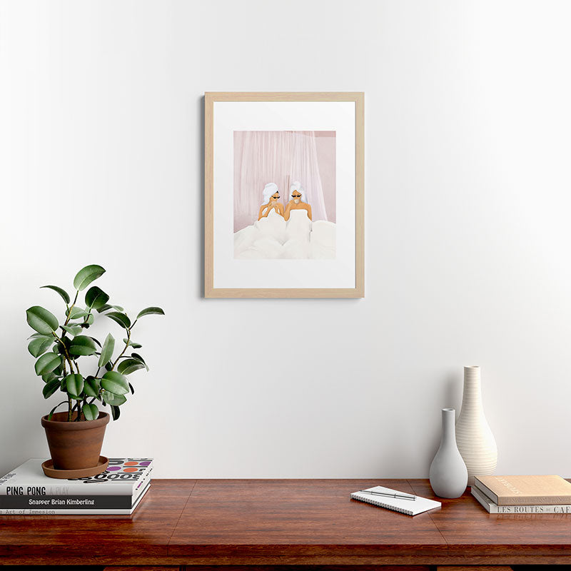 Morning with a friend Framed Art Print Gallery Image 47