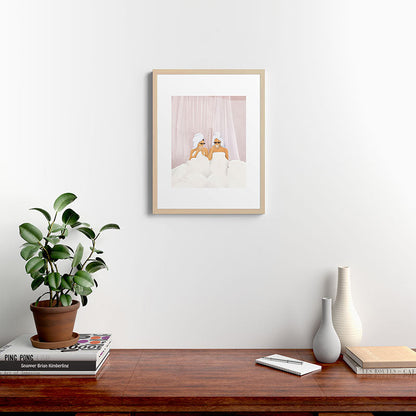 Morning with a friend Framed Art Print Gallery Image 19