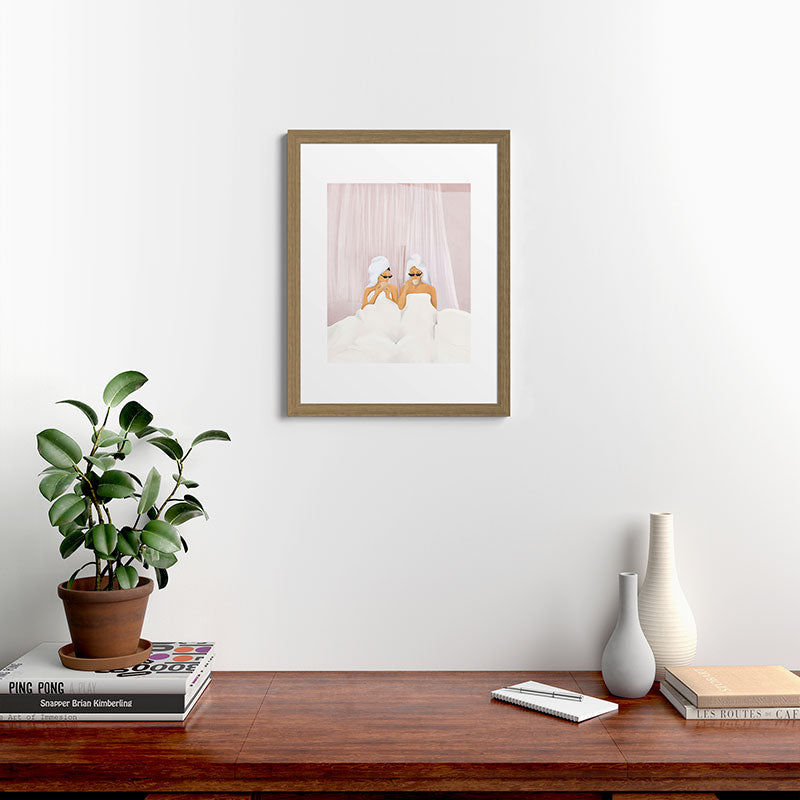 Morning with a friend Framed Art Print Gallery Image 40
