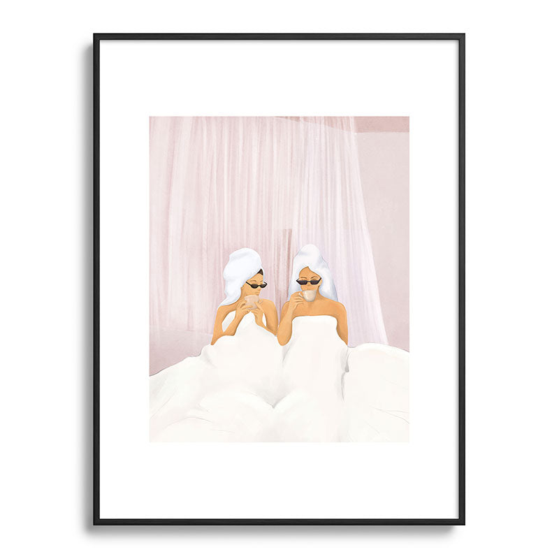 Morning with a friend Framed Art Print Gallery Image 84