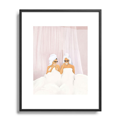 Morning with a friend Framed Art Print Gallery Image 82