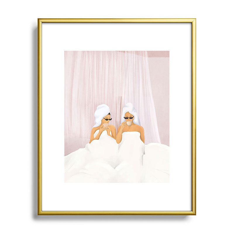 Morning with a friend Framed Art Print Gallery Image 88