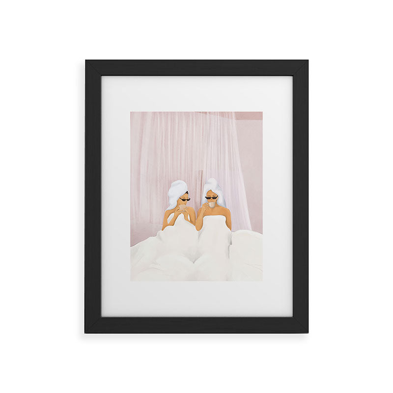 Morning with a friend Framed Art Print Gallery Image 29