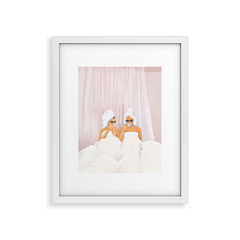 Morning with a friend Framed Art Print Gallery Image 23