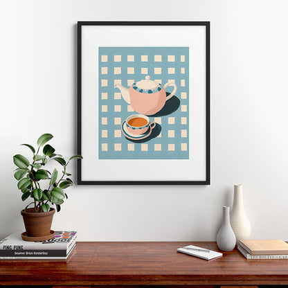 Picnic Tea Framed Art Print Gallery Image 7