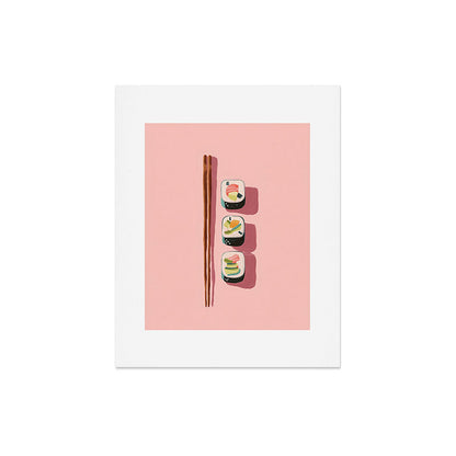 Pink Sushi Rhythm Art Print Gallery Image 5