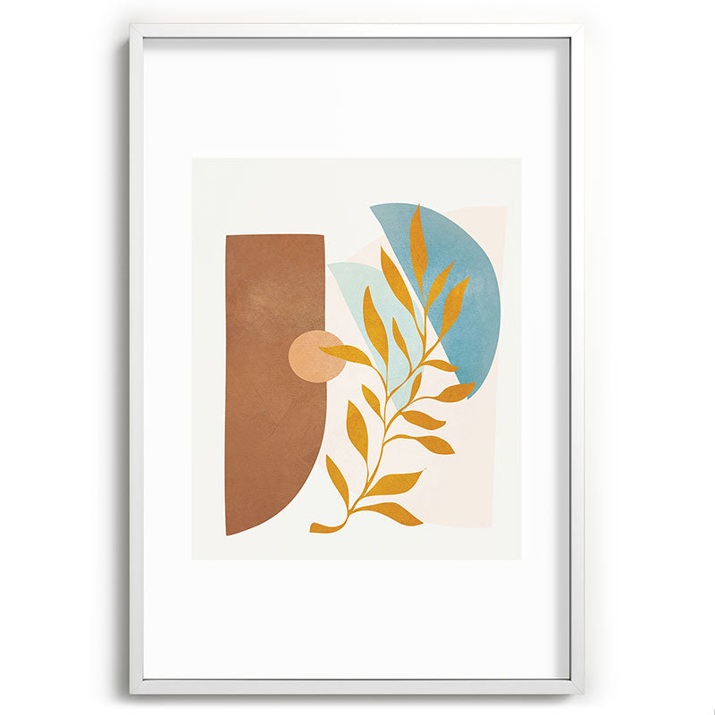 Soft Abstract Shapes 01 Framed Art Print Gallery Image 80