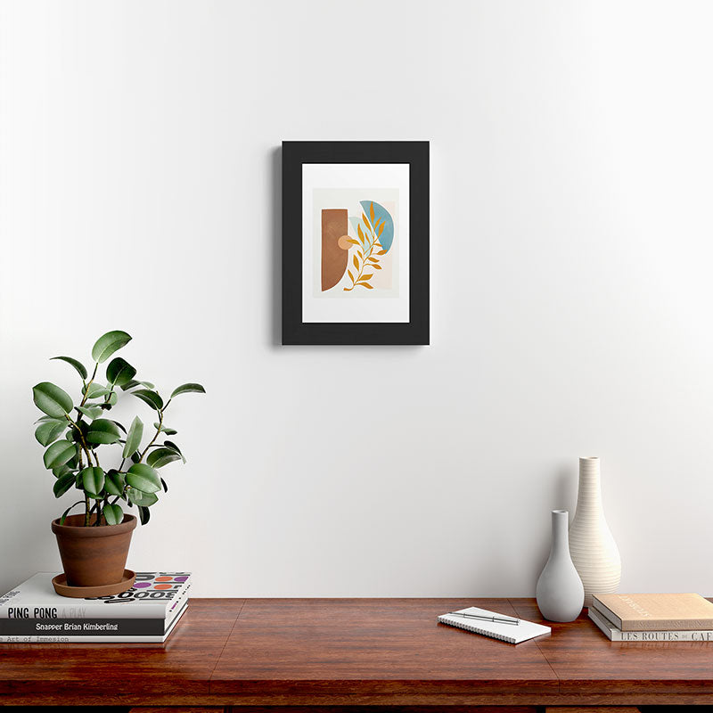 Soft Abstract Shapes 01 Framed Art Print Gallery Image 31