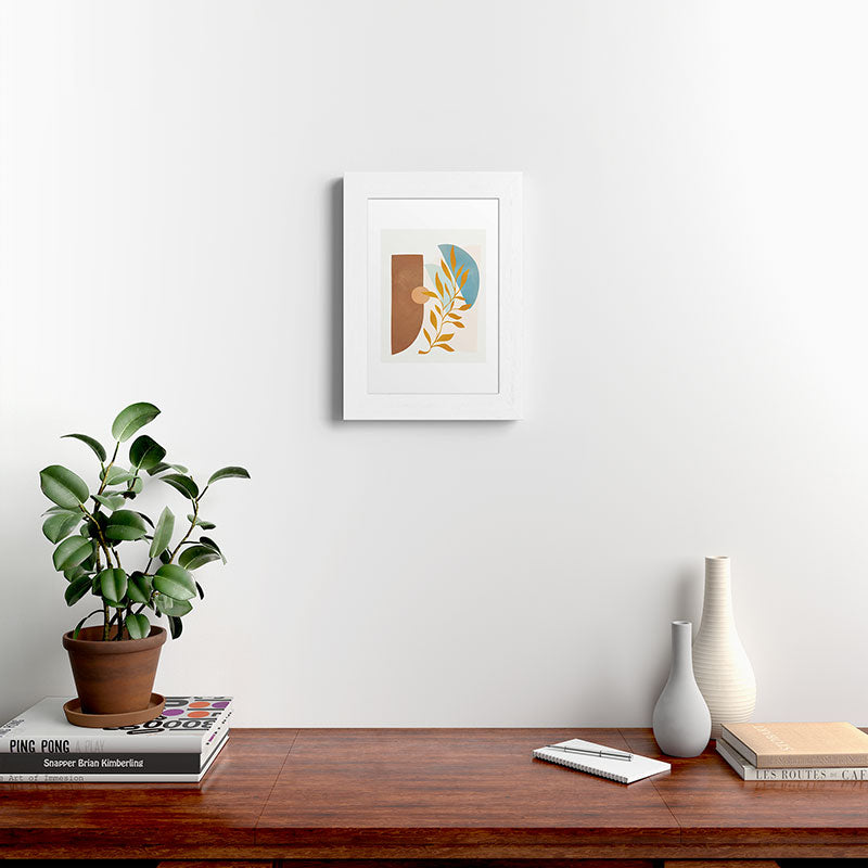 Soft Abstract Shapes 01 Framed Art Print Gallery Image 52