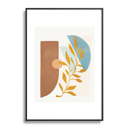 Soft Abstract Shapes 01 Framed Art Print Gallery Image 83
