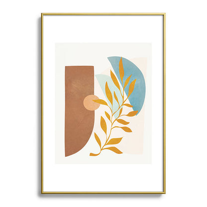 Soft Abstract Shapes 01 Framed Art Print Gallery Image 90