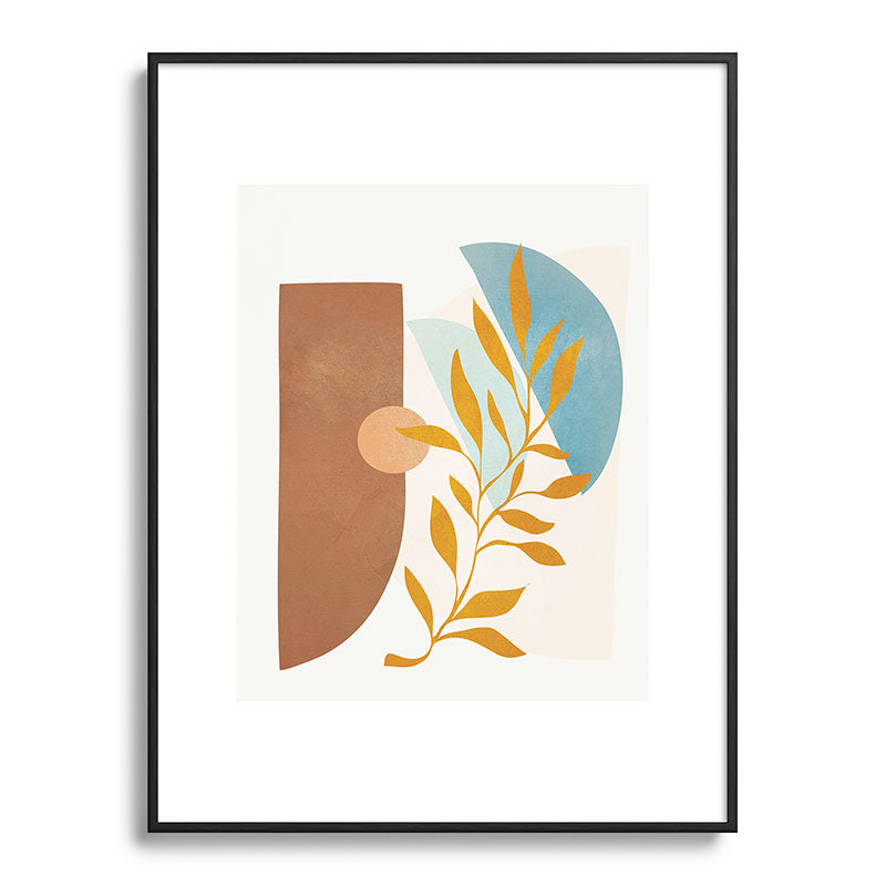 Soft Abstract Shapes 01 Framed Art Print Gallery Image 85