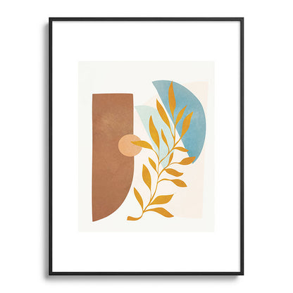 Soft Abstract Shapes 01 Framed Art Print Gallery Image 85