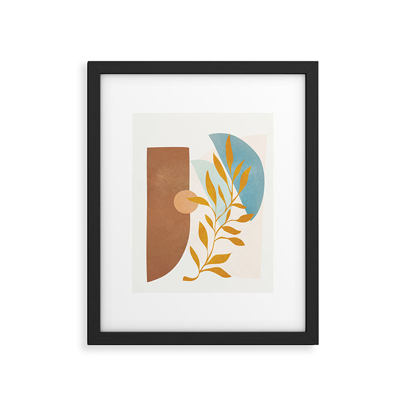 Soft Abstract Shapes 01 Framed Art Print Gallery Image 4