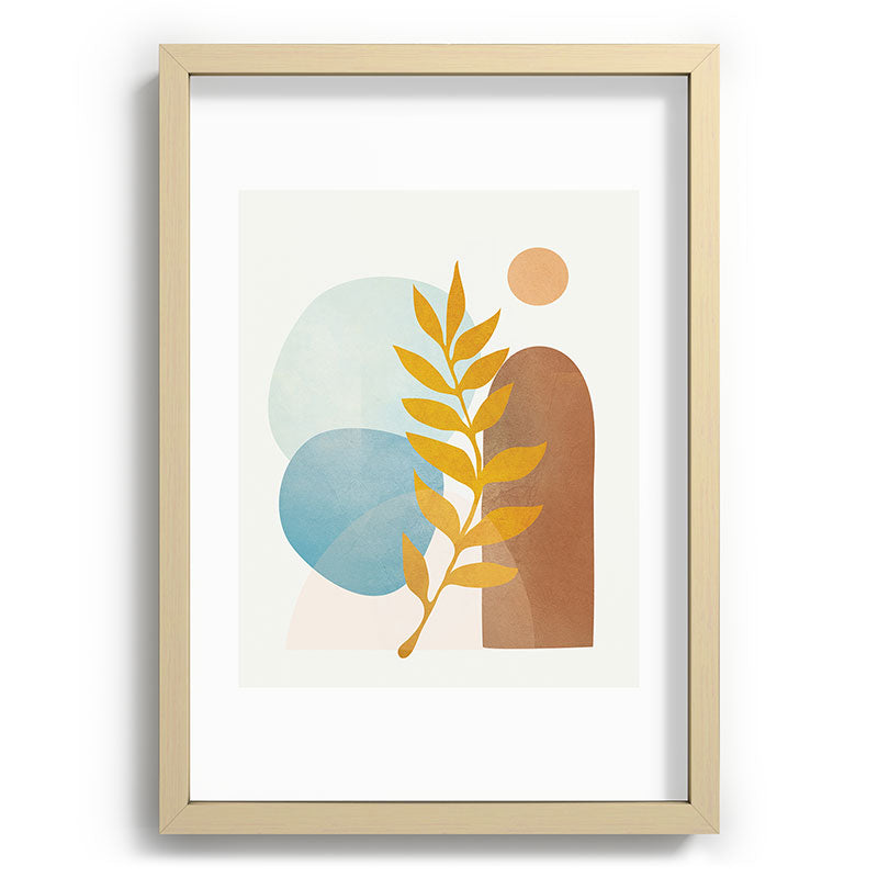 Soft Abstract Shapes 04 Framed Art Print Gallery Image 97