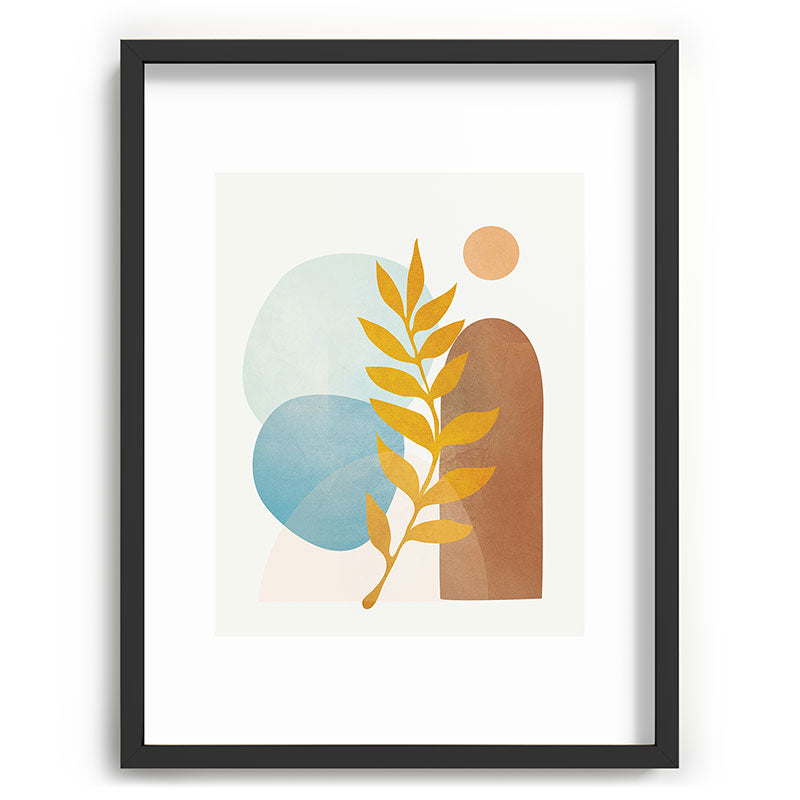 Soft Abstract Shapes 04 Framed Art Print Gallery Image 83