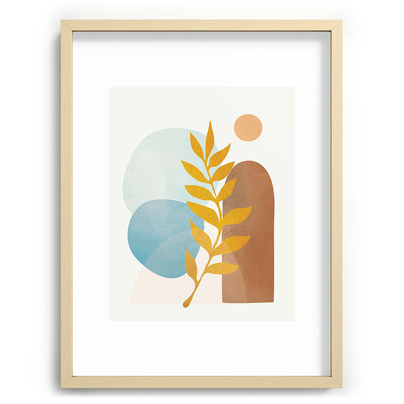 Soft Abstract Shapes 04 Framed Art Print Gallery Image 100