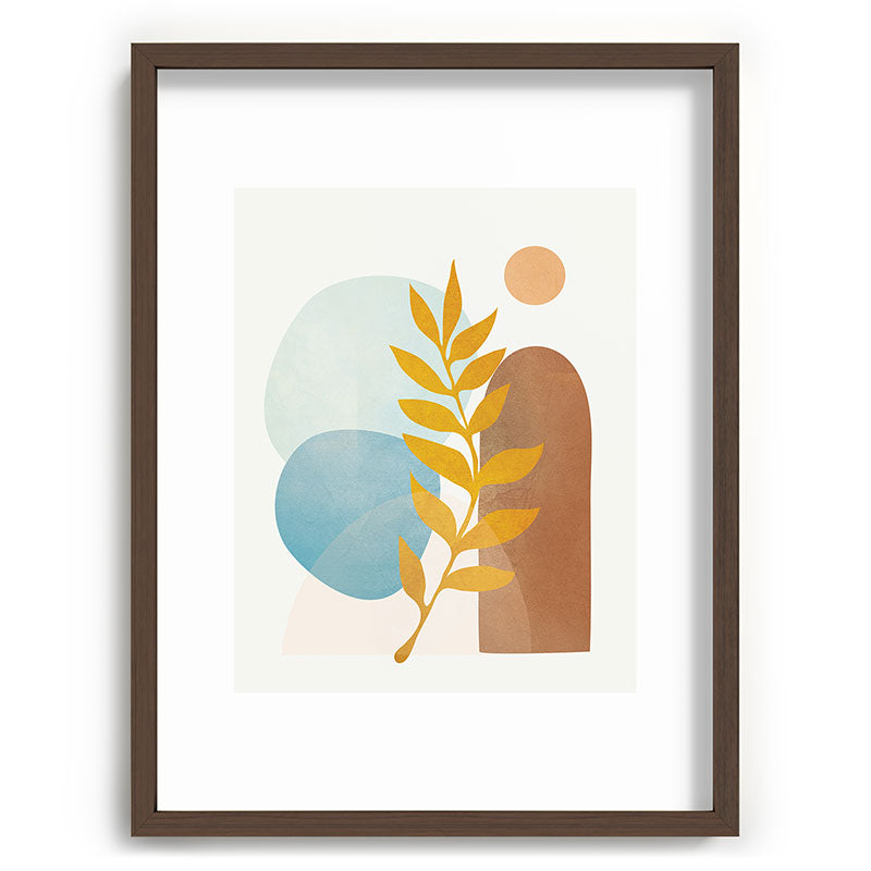 Soft Abstract Shapes 04 Framed Art Print Gallery Image 91