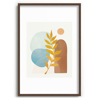 Soft Abstract Shapes 04 Framed Art Print Gallery Image 94