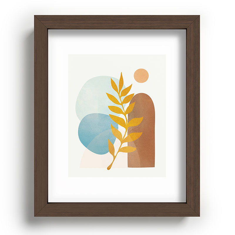 Soft Abstract Shapes 04 Framed Art Print Gallery Image 86