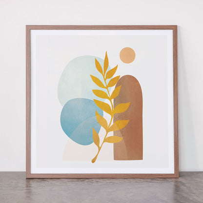 Soft Abstract Shapes 04 Framed Art Print Gallery Image 66