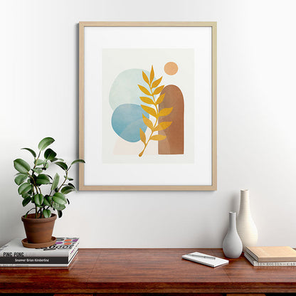 Soft Abstract Shapes 04 Framed Art Print Gallery Image 67