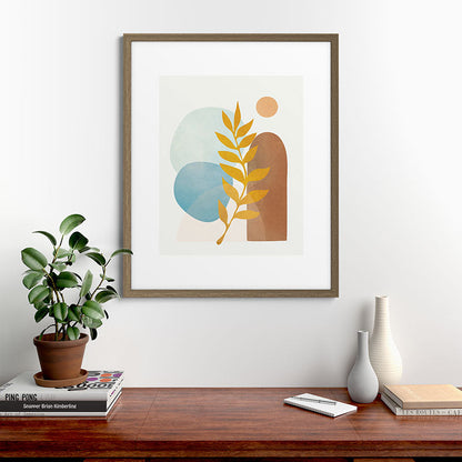 Soft Abstract Shapes 04 Framed Art Print Gallery Image 58
