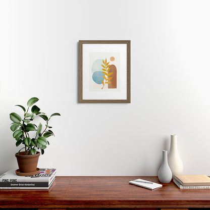 Soft Abstract Shapes 04 Framed Art Print Gallery Image 53