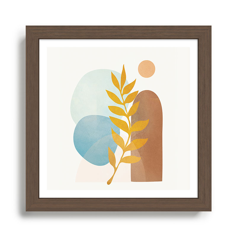 Soft Abstract Shapes 04 Framed Art Print Gallery Image 13