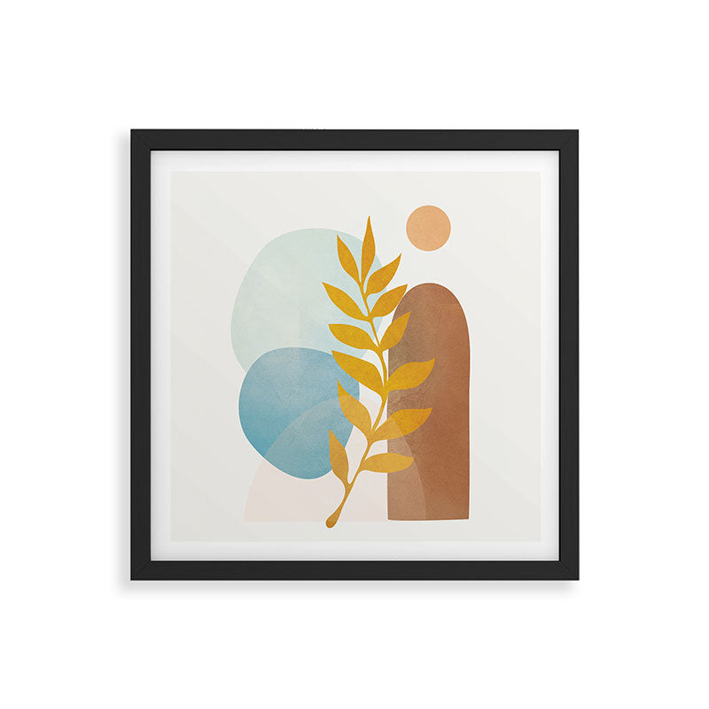 Soft Abstract Shapes 04 Framed Art Print Gallery Image 7