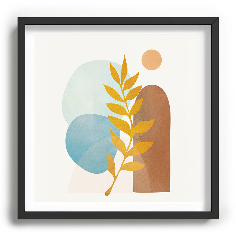 Soft Abstract Shapes 04 Framed Art Print Gallery Image 93