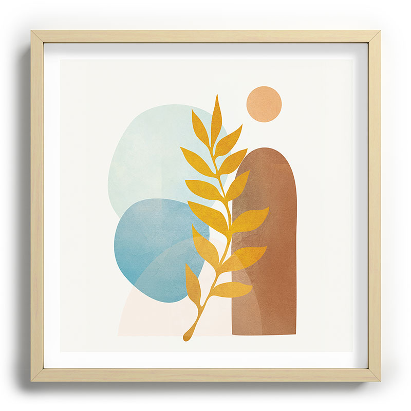 Soft Abstract Shapes 04 Framed Art Print Gallery Image 109
