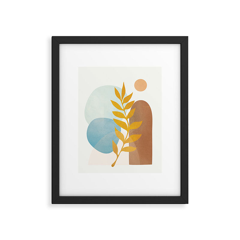 Soft Abstract Shapes 04 Framed Art Print Gallery Image 3