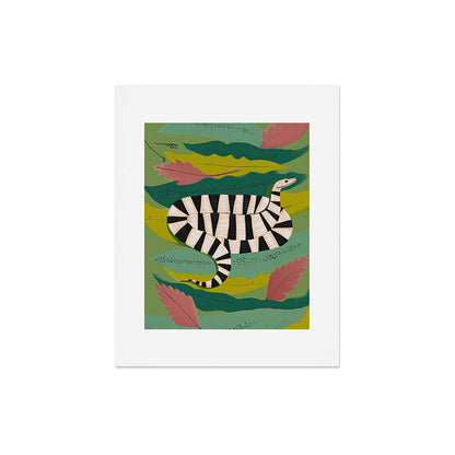 Striped Snake Art Print Gallery Image 5