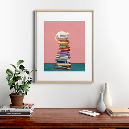 Where the Cat Dreams Framed Art Print Gallery Image 21