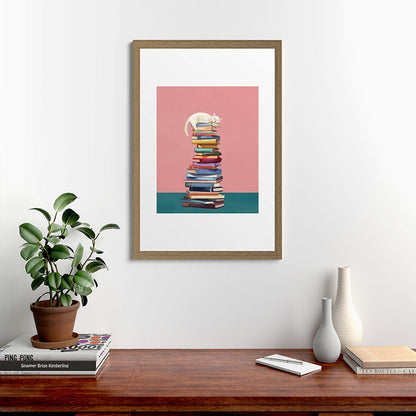 Where the Cat Dreams Framed Art Print Gallery Image 41