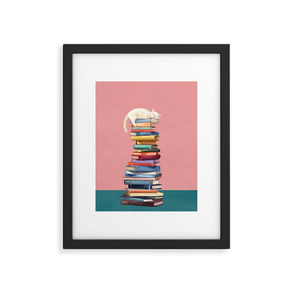 Where the Cat Dreams Framed Art Print Gallery Image 2