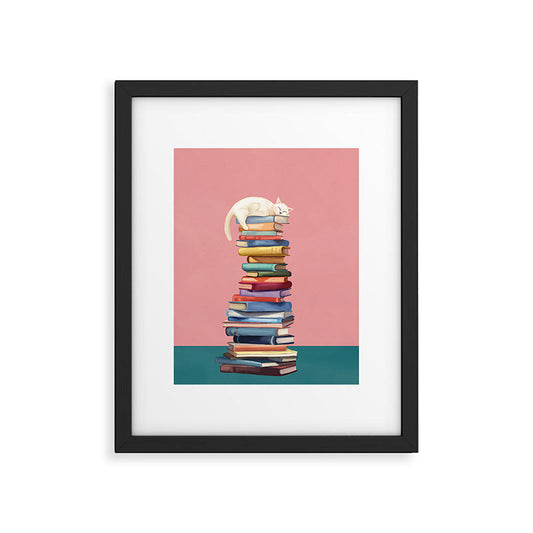 Where the Cat Dreams Framed Art Print Gallery Image 2