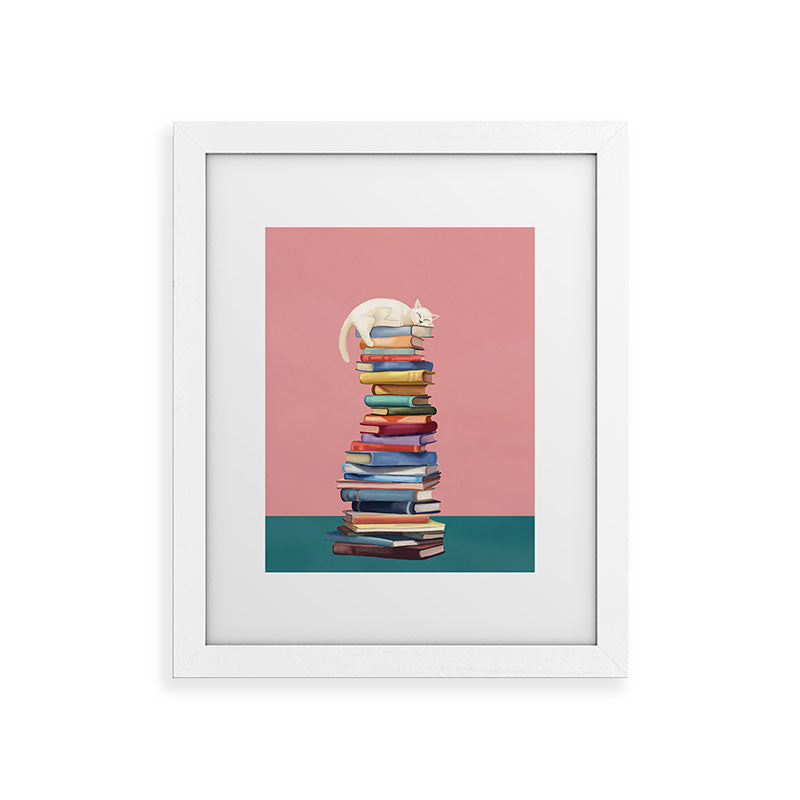 Where the Cat Dreams Framed Art Print Gallery Image 51