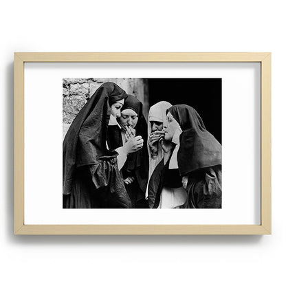 Smoking Nuns Vintage Photo -Smoking Nuns Framed Art Print Gallery Image 71