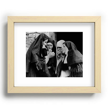Smoking Nuns Vintage Photo -Smoking Nuns Framed Art Print Gallery Image 70