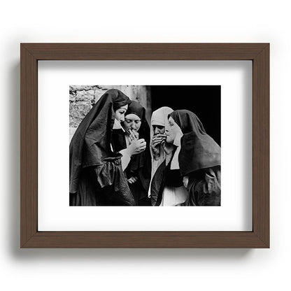 Smoking Nuns Vintage Photo -Smoking Nuns Framed Art Print Gallery Image 63