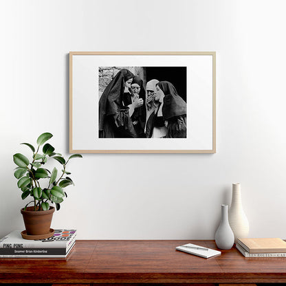 Smoking Nuns Vintage Photo -Smoking Nuns Framed Art Print Gallery Image 20