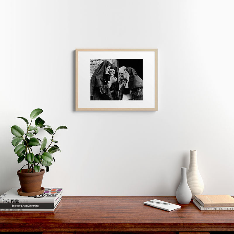 Smoking Nuns Vintage Photo -Smoking Nuns Framed Art Print Gallery Image 19