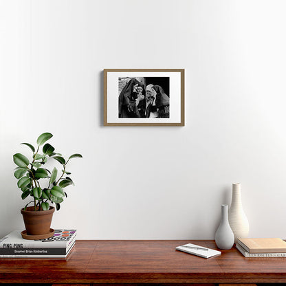 Smoking Nuns Vintage Photo -Smoking Nuns Framed Art Print Gallery Image 10