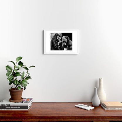 Smoking Nuns Vintage Photo -Smoking Nuns Framed Art Print Gallery Image 24