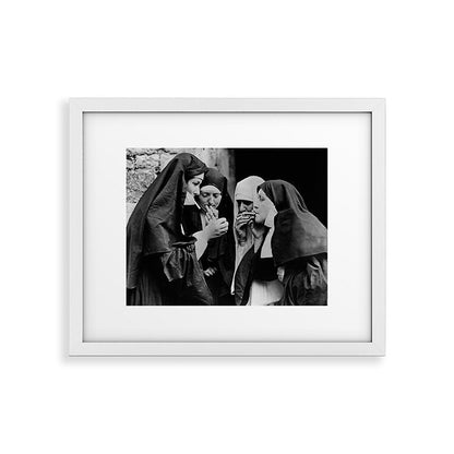 Smoking Nuns Vintage Photo -Smoking Nuns Framed Art Print Gallery Image 23