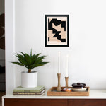 Abstract Shapes 43 V1 Framed Poster 9x12